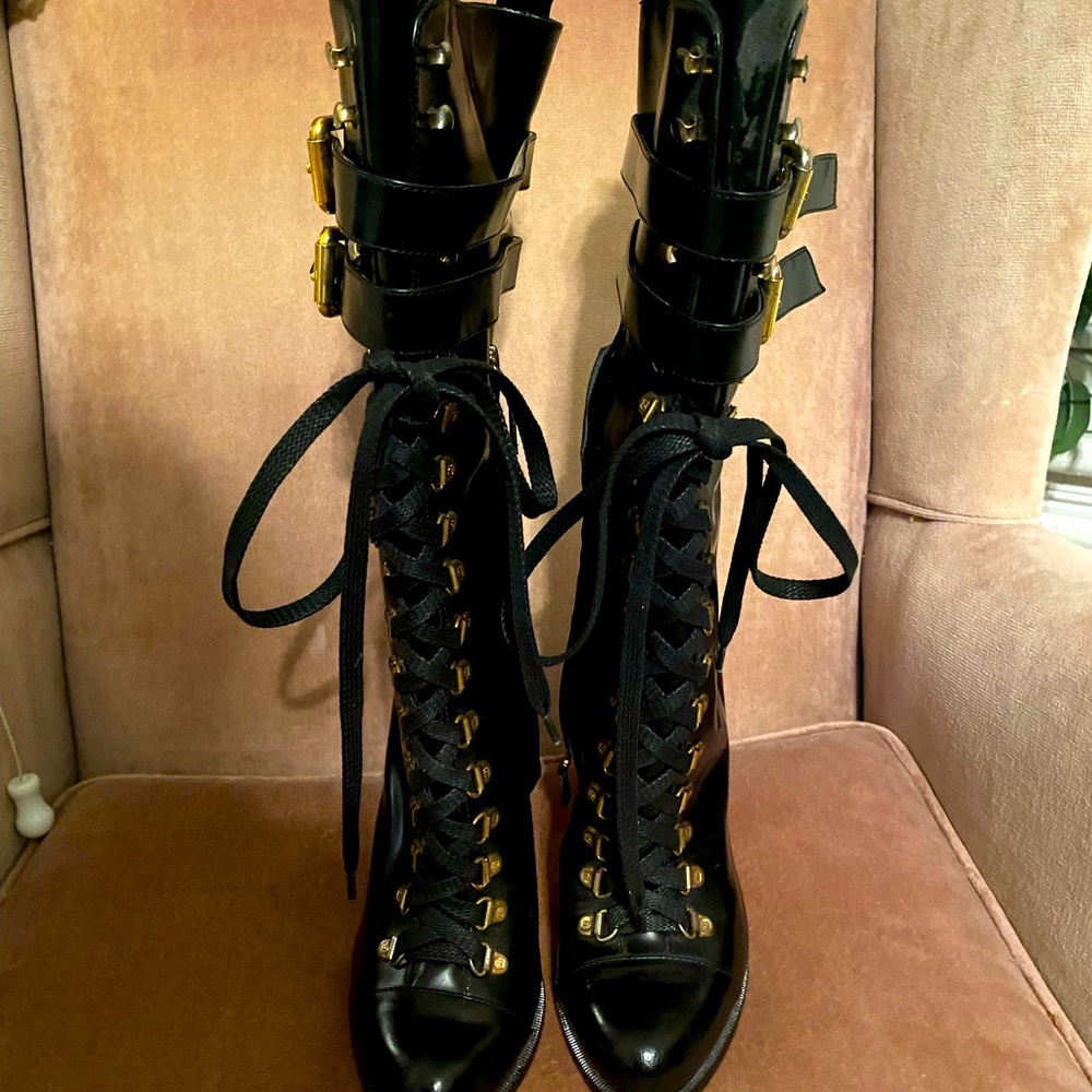 Fendi Tall Black Boots